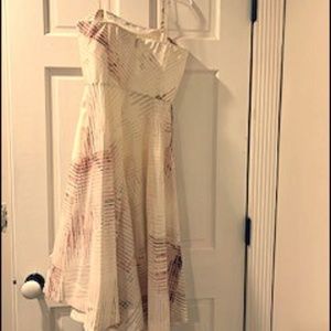 White House Black Market White Dress